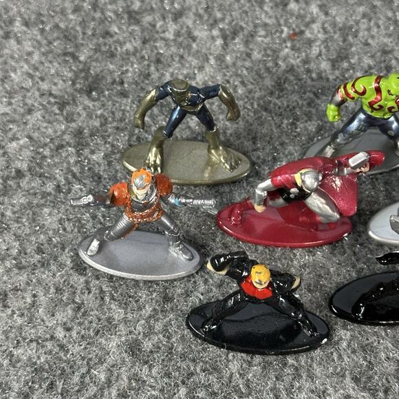 Jada Toys ~Marvel 2 Inch Nano Diecast Metal Figures~ 7 Pcs Lot~Play Grade -Metal - Picture 5 of 6